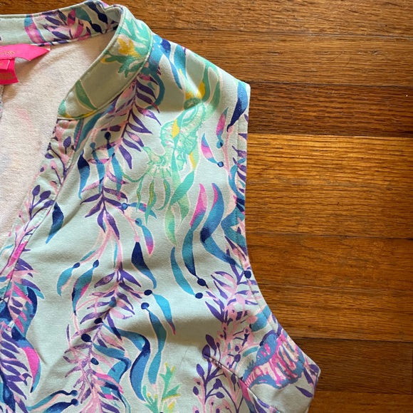 LILLY PULITZER SHERRYN Shift Dress in Blue Oasis Tint - Size XL - Picture 7 of 10